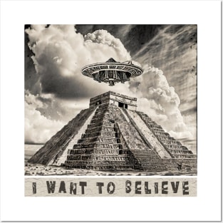 I Want To Believe Posters and Art